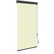 Outdoor roller blind 100 × 250 cm cream - Roller Blind