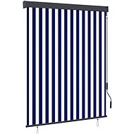 Outdoor roller blind 140 × 250 cm blue and white - Roller Blind