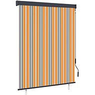 Outdoor roller blind 140 × 250 cm yellow-blue - Roller Blind