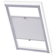 White pleated roller blind S08\608 - Roller Blind
