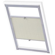 Pleated roller blind grey S08\608 - Roller Blind