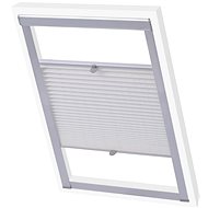 White pleated roller blind SK06 - Roller Blind
