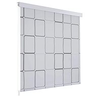 Shower roller blind 100 × 240 cm with square pattern - Roller Blind