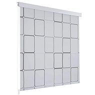 Shower roller blind 120 × 240 cm with square pattern - Roller Blind