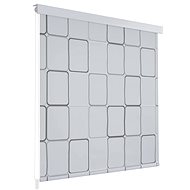 Shower roller blind 140 × 240 cm with square pattern - Roller Blind