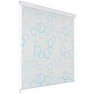 Shower roller blind 160 × 240 cm with bubble pattern - Roller Blind
