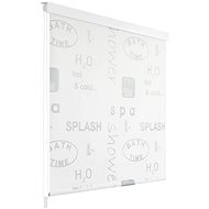 Shower roller blind 100 × 240 cm with "Splash" pattern - Roller Blind