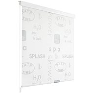 Shower roller blind 120 × 240 cm with "Splash" pattern - Roller Blind