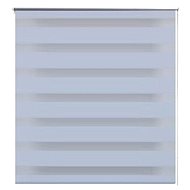 Roller blind day and night \ Zebra \ Twinroll 40x100 cm white - Roller Blind