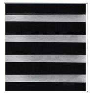 Roller blind day and night \ Zebra \ Twinroll 50x100 cm black - Roller Blind