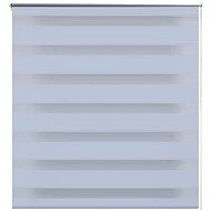 Roller blind day and night \ Zebra \ Twinroll 60x120 cm white - Roller Blind
