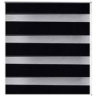 Roller blind day and night \ Zebra \ Twinroll 120x175 cm black - Roller Blind