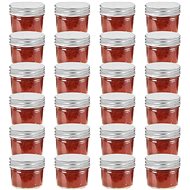 Cooking jars with silver lids 24 pcs 110 ml - Canning Jar