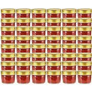 Cooking jars with golden lids 48 pcs 110 ml - Canning Jar