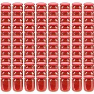 Cooking jars with red lids 96 pcs 230 ml - Canning Jar