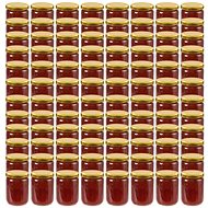 Cooking jars with golden lids 96 pcs 230 ml - Canning Jar