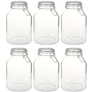 Jars with Lever Cap 6 pcs 3l - Storage Jar