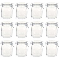 Glass Jars with Lever Cap 12 pcs 1l - Storage Jar