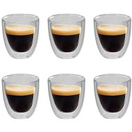 Double-walled Thermo Espresso Glasses 6 pcs 80ml - Thermo-Glass