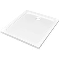 Rectangular shower tray ABS white 80×90 cm - Shower Tub