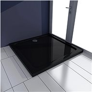Rectangular shower tray ABS black 80×80 cm - Shower Tub