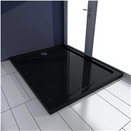 Rectangular shower tray ABS black 80 × 100 cm - Shower Tub