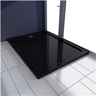 Rectangular shower tray ABS black 80 × 110 cm - Shower Tub