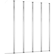 Shower enclosure 120 × 140 cm tempered glass transparent - Shower Enclosure