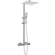 Shower set with two shower heads and thermostat Stainless steel - Shower Set