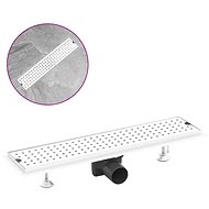 Shower trough perforated 53 × 14 cm stainless steel - Shower Drain