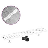 Shower trough perforated 63 × 14 cm Stainless steel - Shower Drain