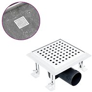 Shower inlet 12 × 12 cm stainless steel - Shower Drain