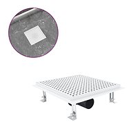 Shower inlet 25 × 25 cm stainless steel - Shower Drain