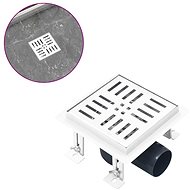 Shower inlet 12 × 12 cm stainless steel - Shower Drain