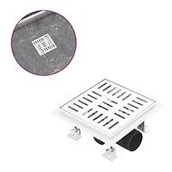 Shower inlet 15 × 15 cm stainless steel - Shower Drain