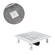 Shower inlet 25 × 25 cm stainless steel - Shower Drain