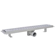 Straight Shower Drain Gutter Waves 630x140 mm Stainless steel - Shower Drain