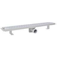 Straight Shower Drain Gutter Waves 730x140 mm Stainless steel - Shower Drain