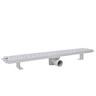 Straight Shower Drain Gutter Bubbles 730x140 mm Stainless steel - Shower Drain