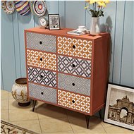 Storage cabinet with 8 drawers brown - Cabinet