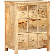 Storage Cabinet 60 × 35 × 75cm Solid Mangrove Wood - Cabinet