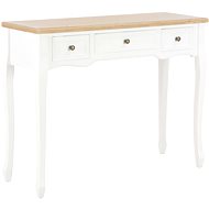 Toilet console table with three drawers white - Dressing Table