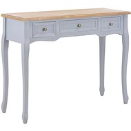 Toilet console table with three drawers grey - Dressing Table