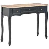 Toilet console table with three drawers black - Dressing Table