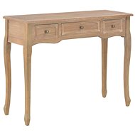 Toilet console table with three drawers brown - Dressing Table