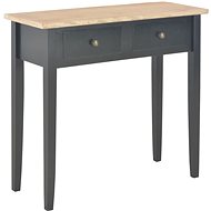 Toilet console table black 79 × 30 × 74 cm wood - Dressing Table
