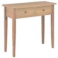 Toilet console table brown 79 × 30 × 74 cm wood - Dressing Table