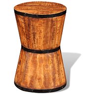 Hourglass chair rough mangrove wood - Stool