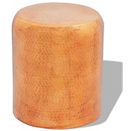 Wrought aluminium stool \ coffee table copper\brass colour - Stool