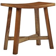 Bathroom stool brown solid wood suar - Stool